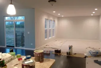 Interior renovation in progress